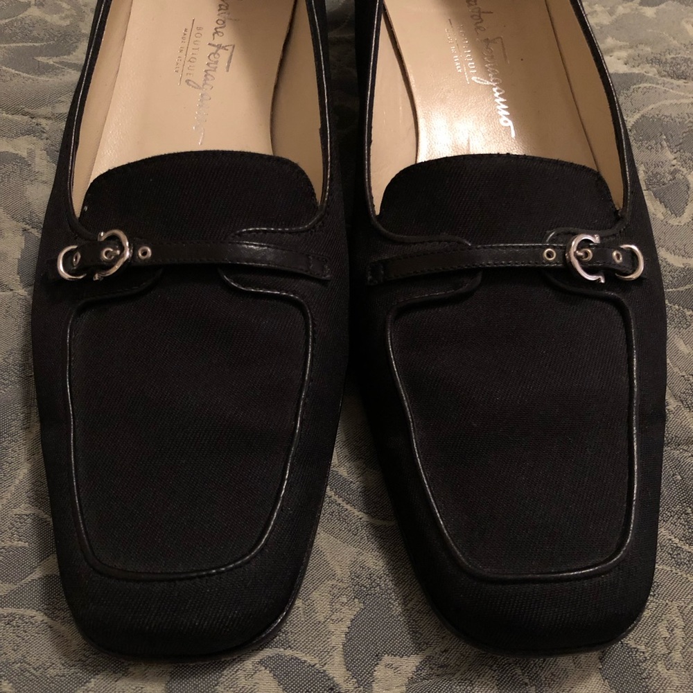 Ferragamo Boutique Black Pumps 9.5 B